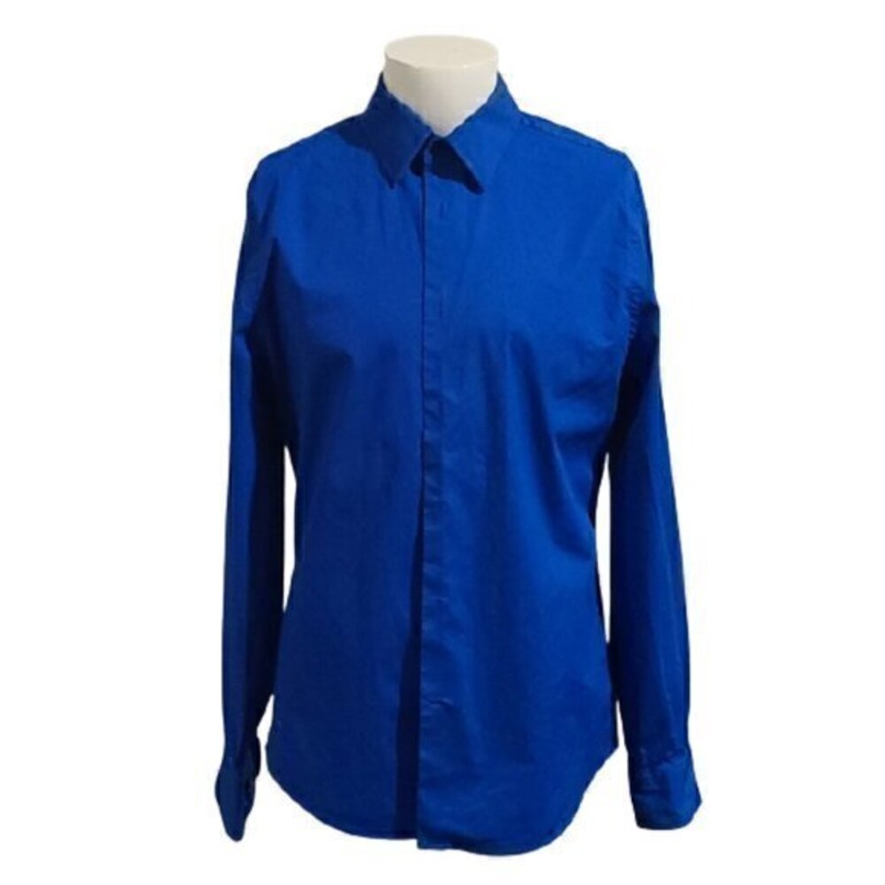 [Express] Fitted Stretch Cotton Long Sleeve Button Down - Size M